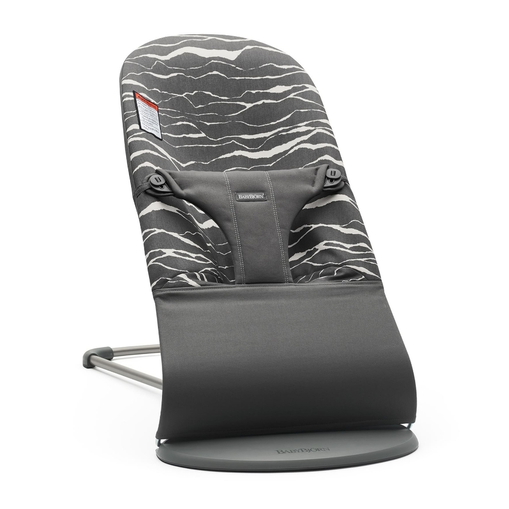 BabyBjorn Bouncer Bliss Anthracite Landscape Cotton